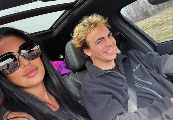 Cristian Castro y Mariela Sánchez