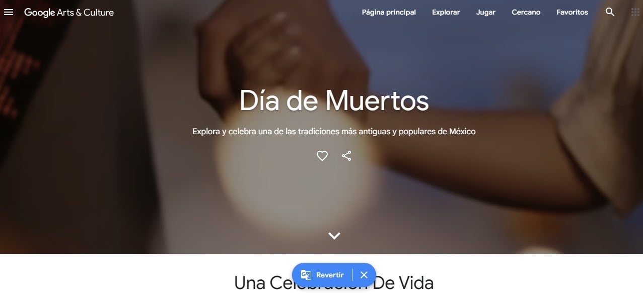 Google Arts & Culture Día de Muertos 2024