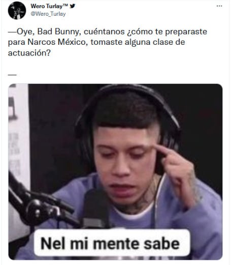 Comentarios sobre Bad Bunny como ‘El Kitty’ Páez en Narcos 3