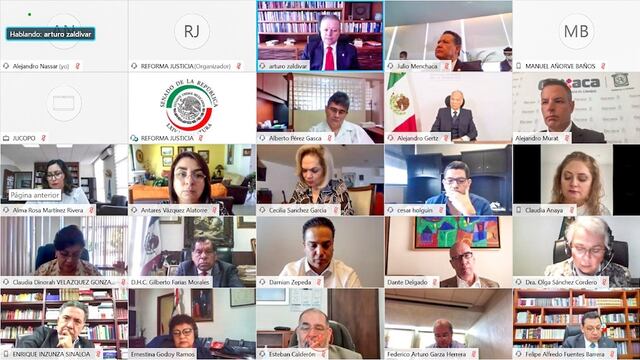 Encuentro “Desafíos de la Justicia Mexicana”.