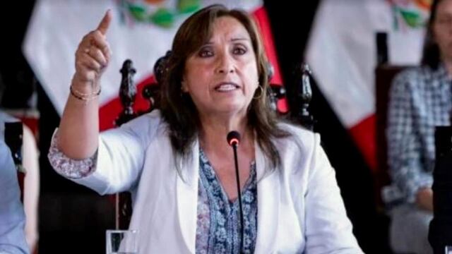 Presidenta Dina Boluarte. Foto gobierno peruano