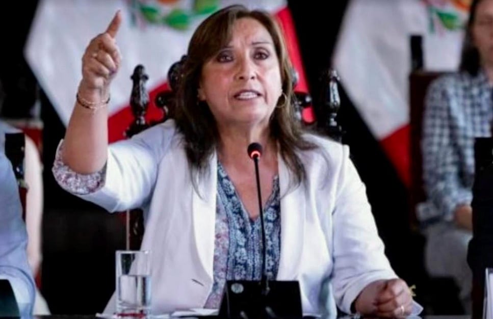 Presidenta Dina Boluarte. Foto gobierno peruano