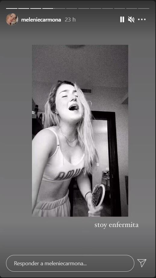 Publicación de Melenie Carmona en Instagram