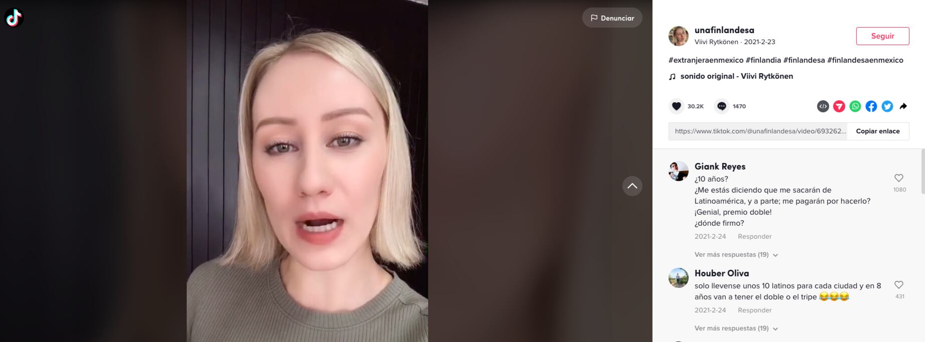 Primer video de Viivi Rytkönen