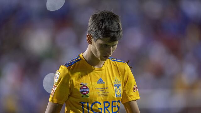 Damm durante un partido de Tigres
