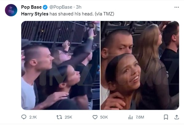 Memes por Harry Styles pelón