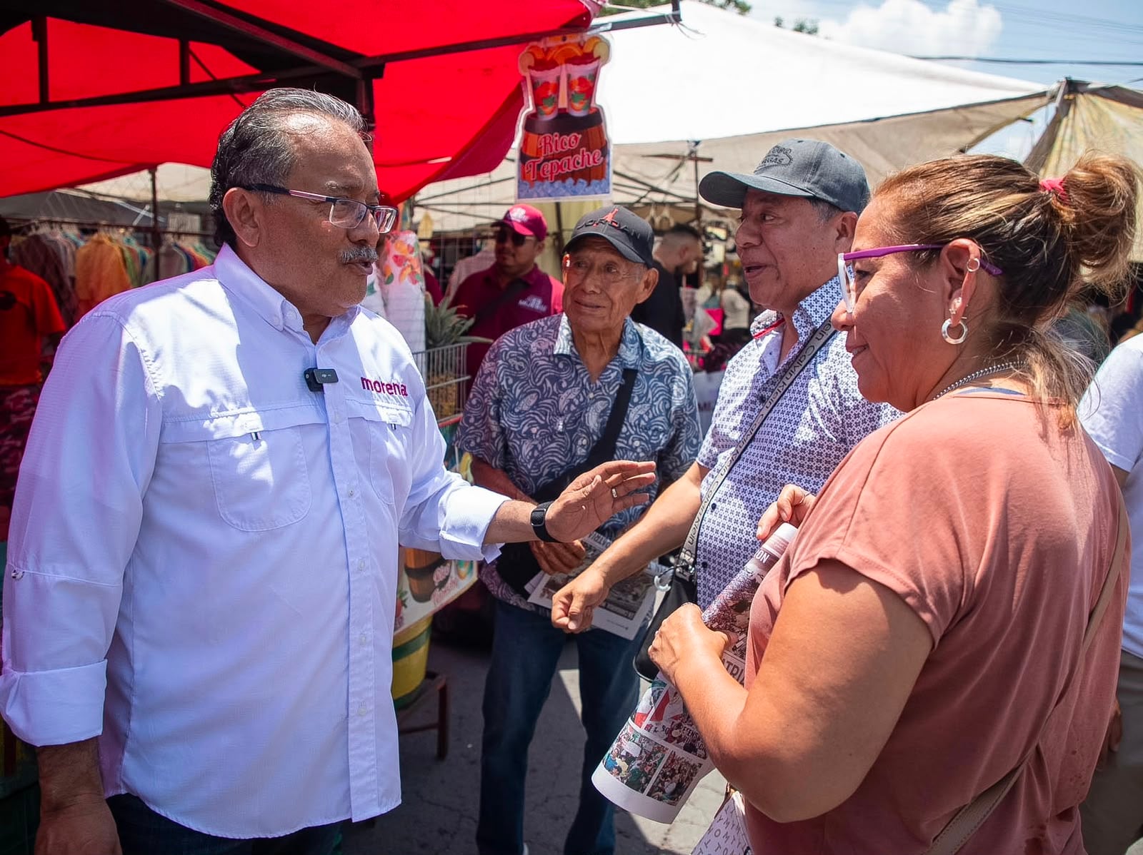Andrés Mijes suma voluntades en Nuevo León por el ‘Modo Sí’.