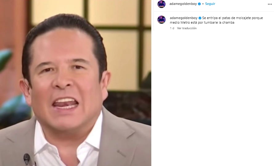 Alfredo Adame se burla de Gustavo Adolfo Infante.