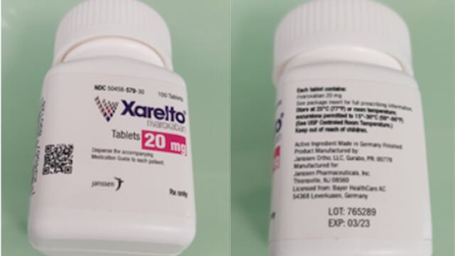 Xarelto, el medicamento falsificado