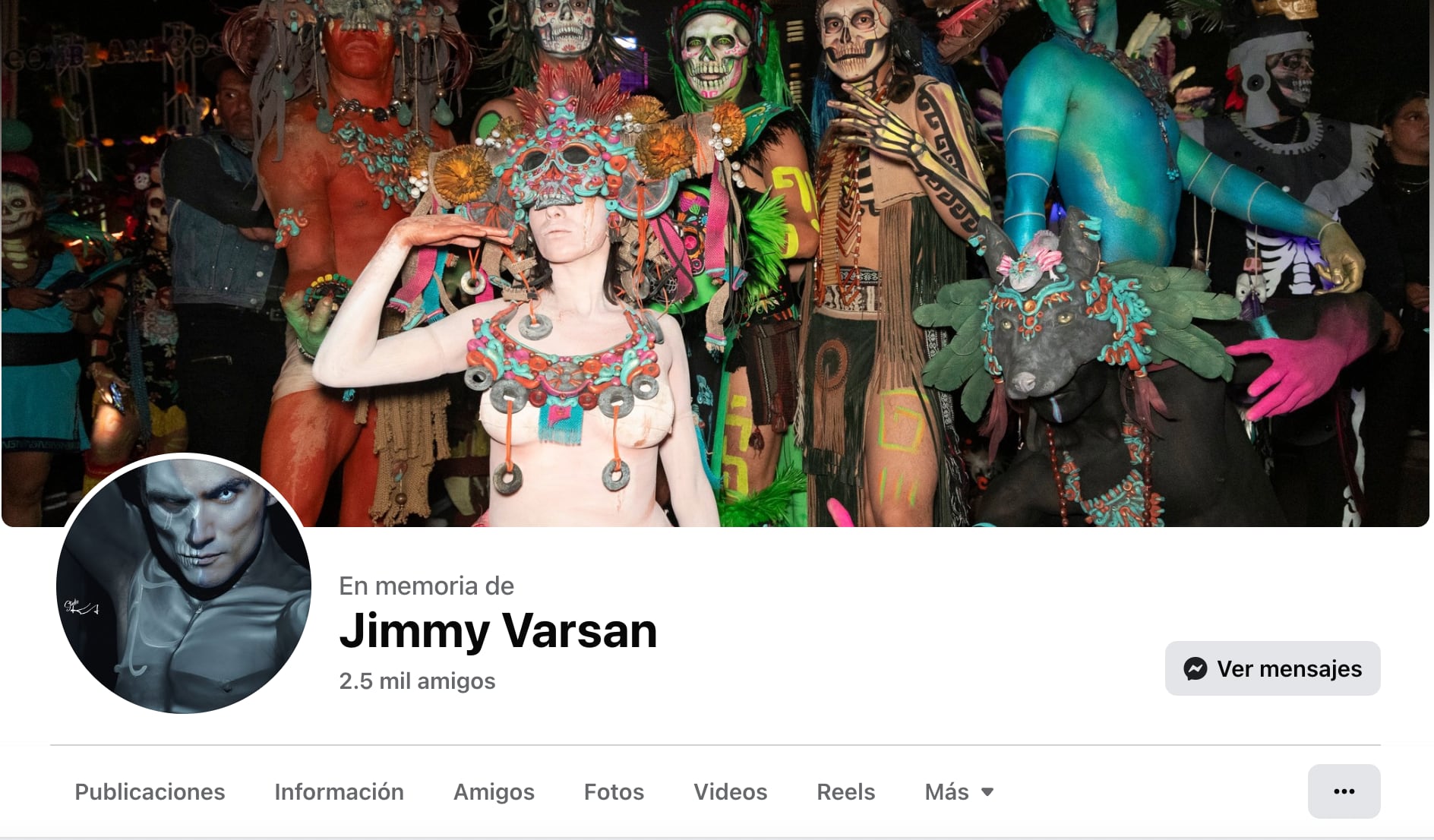 Página in memoriam de Jimmy Varsan en Facebook