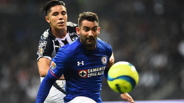 Rayados y Cruz Azul dividen unidades al medio tiempo