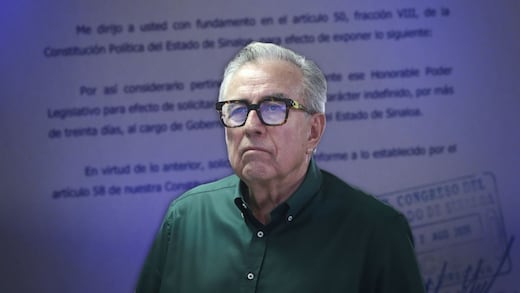 Rubén Rocha Moya vuelve a pedir licencia: “Sinaloa está por encima de todo”
