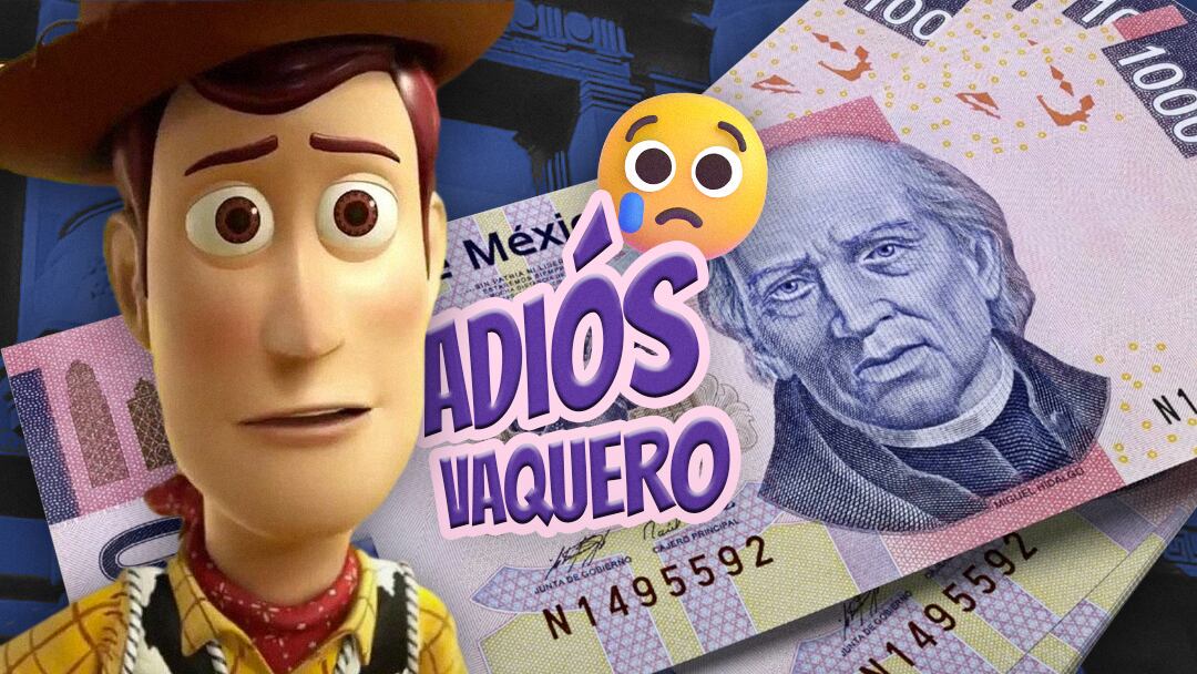 Adiós al billete de mil pesos mexicanos