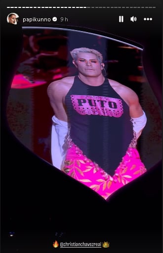 Christian Chávez usa "puto" para hablar de su orgullo de ser gay.