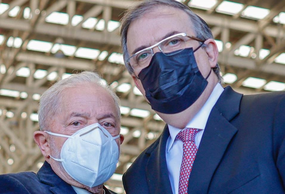 Marcelo Ebrard y Lula da Silva