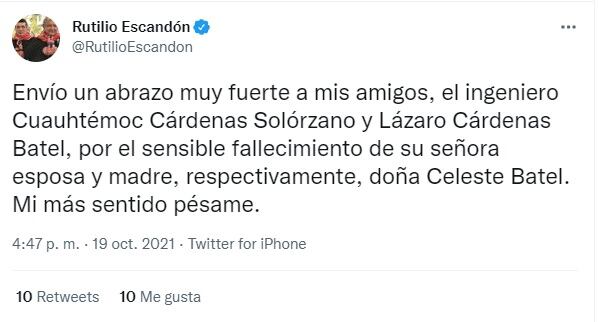 Rutilio Escandón, gobernador de Chiapas
