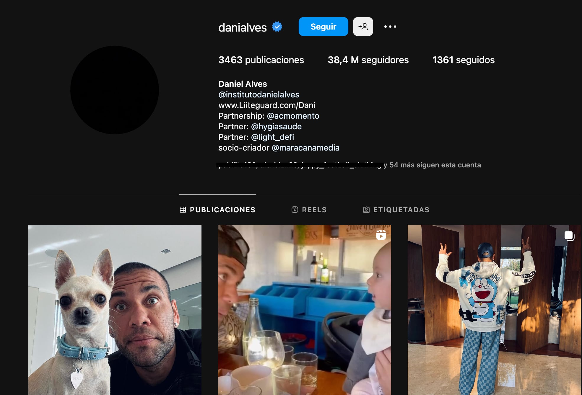 Instagram Dani Alves