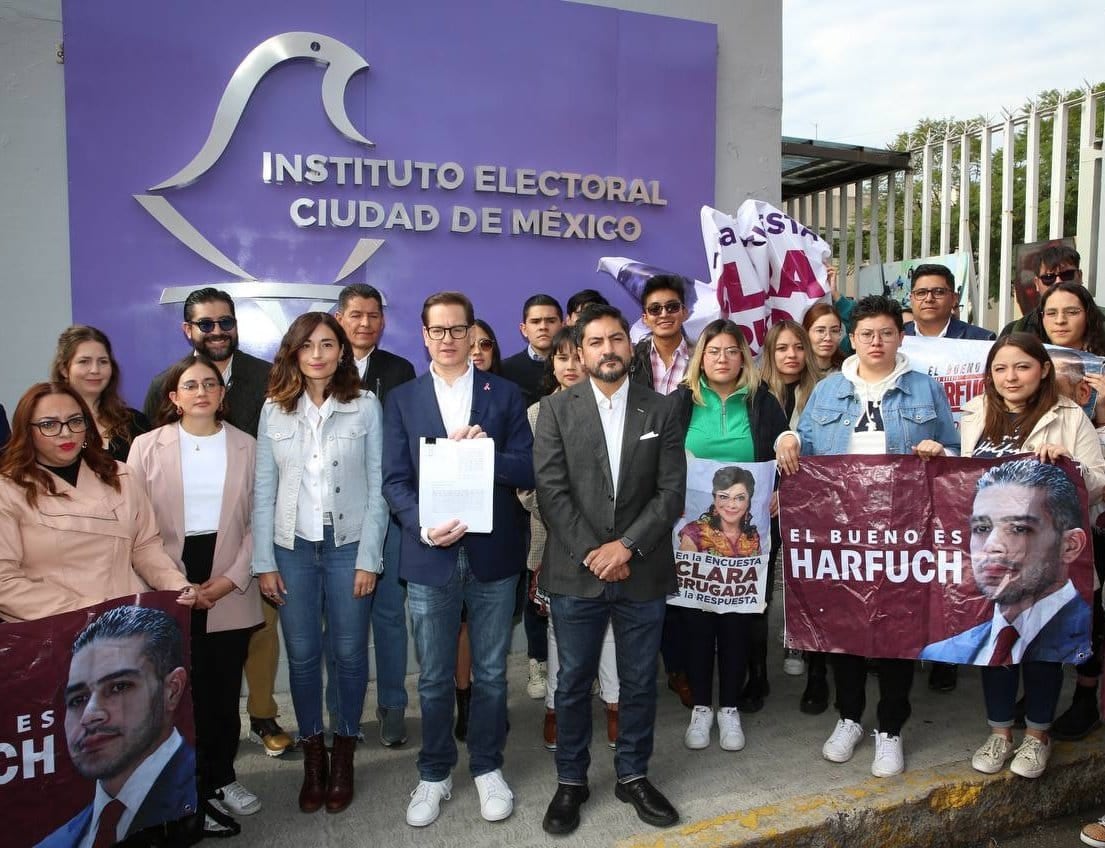 Salomón Chertorivski denuncia a Clara Brugada y Omar García Harfuch por propaganda Salomón Chertorivski denuncia a Clara Brugada y Omar García Harfuch por propaganda