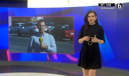 Pamela Villanueva se desmaya en transmisión en vivo