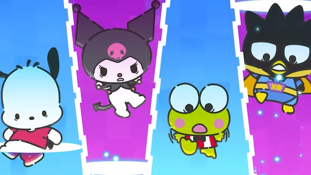 Hello Kitty and Friends juegan al Arcade