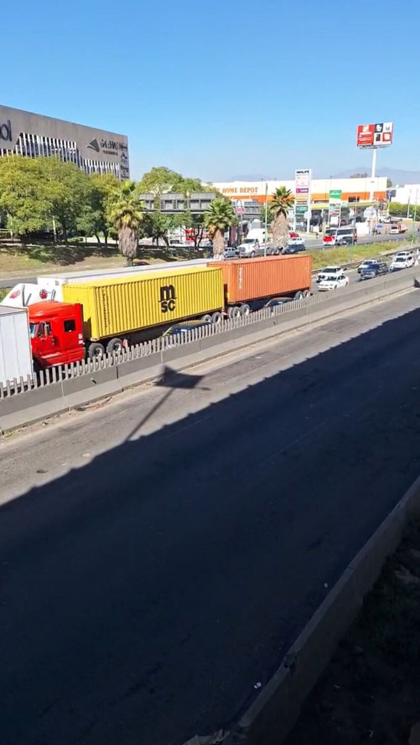 Tránsito complicado en la autopista México-Querétaro, dirección CDMX