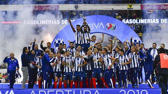 Rayados celebra el título del AP19