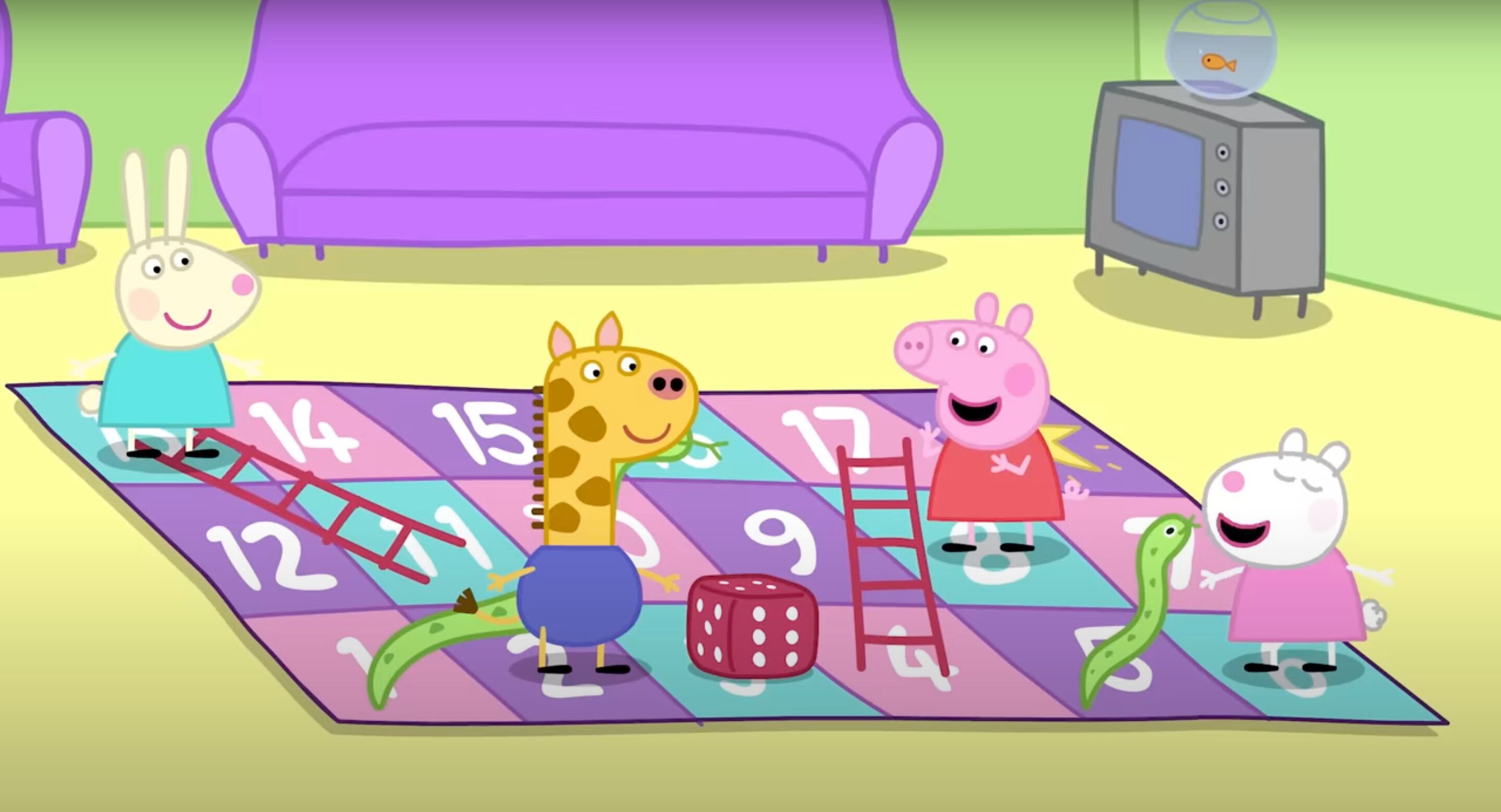 Dos horas de los juegos de Mesa de Peppa Pig por el Día Mundial del Scrabble