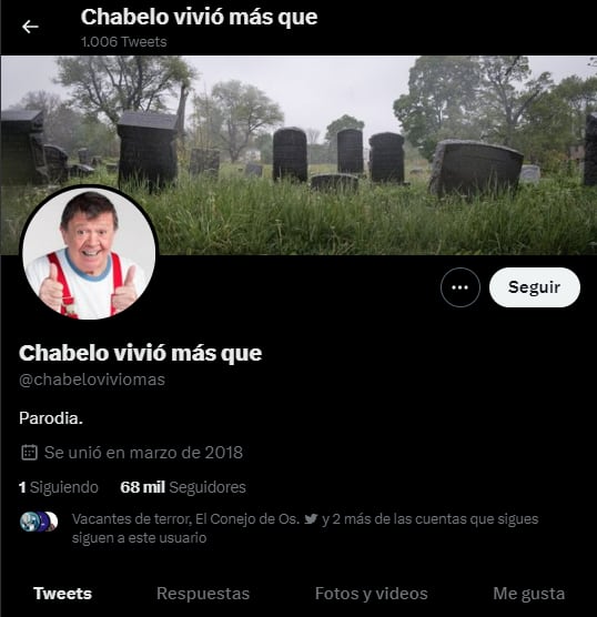 Cuenta dedicada a Chabelo anuncia su cierre tras muerte del presentador