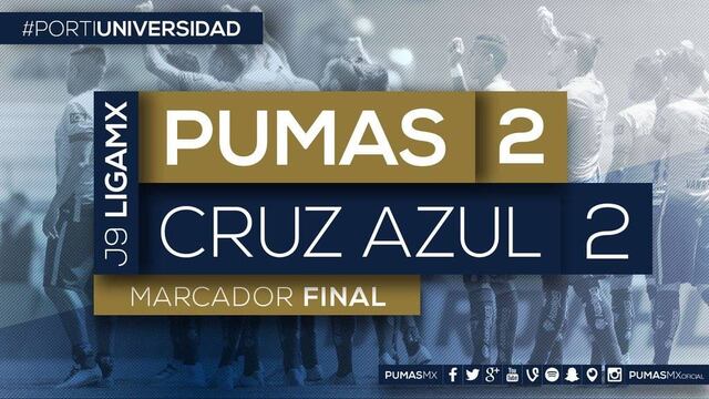 Pumas vs Cruz Azul