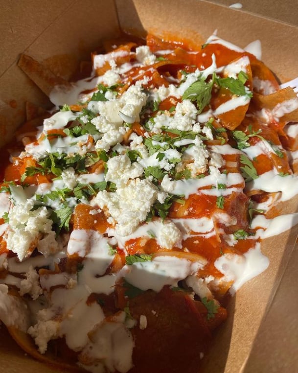 Chilaquiles rojos