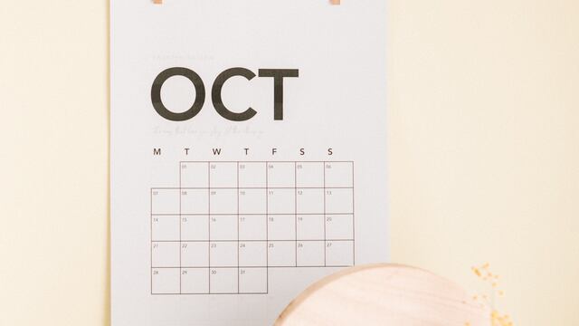 Calendario octubre
