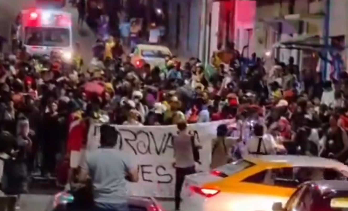 Caravana migrante Chiapas Estados Unidos con 500 haitianos y cubanos