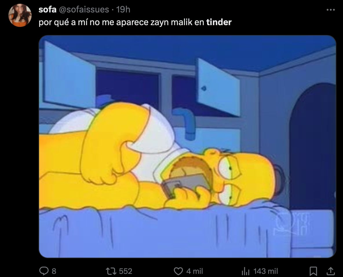 Zayn Malik está siendo funado por conversación filtrada donde quería un trío y solo provoca memes