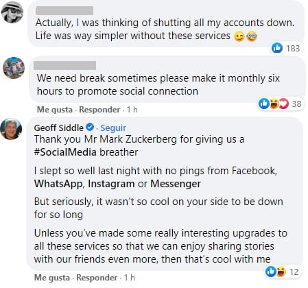 Comentarios a Zuckerberg