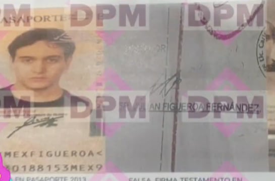 Pasaporte de julián Figueroa