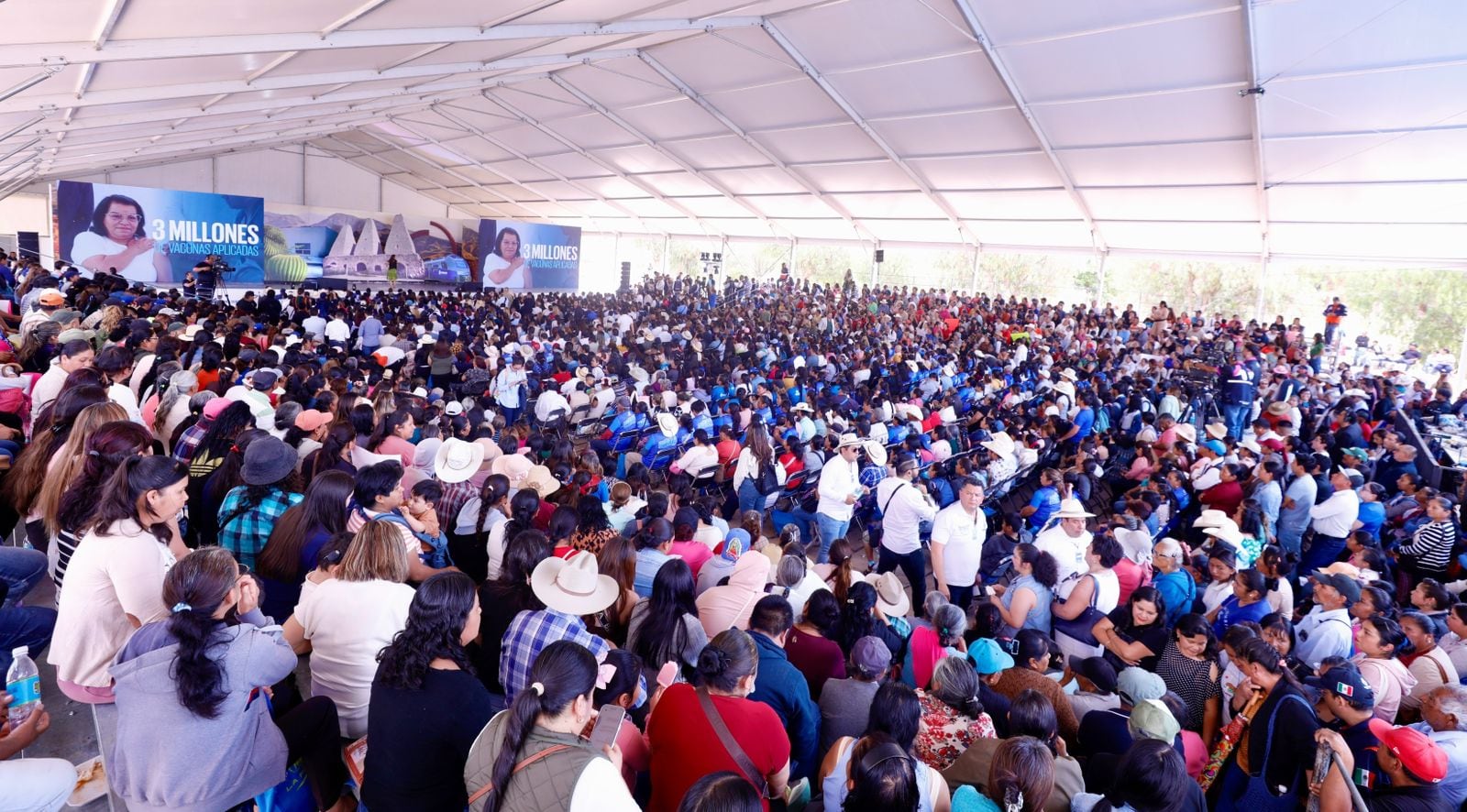 Libia Dennise destacó avances en seguridad, salud y educación en su segundo informe