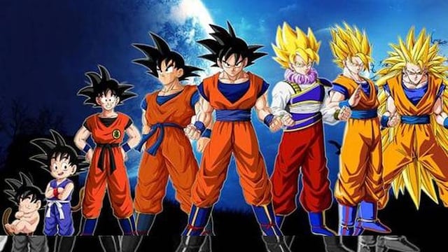 Goku niño adulto