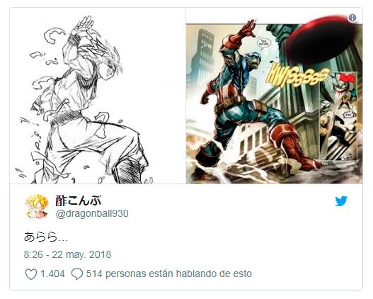 Plagio Dragon Ball Capitán América