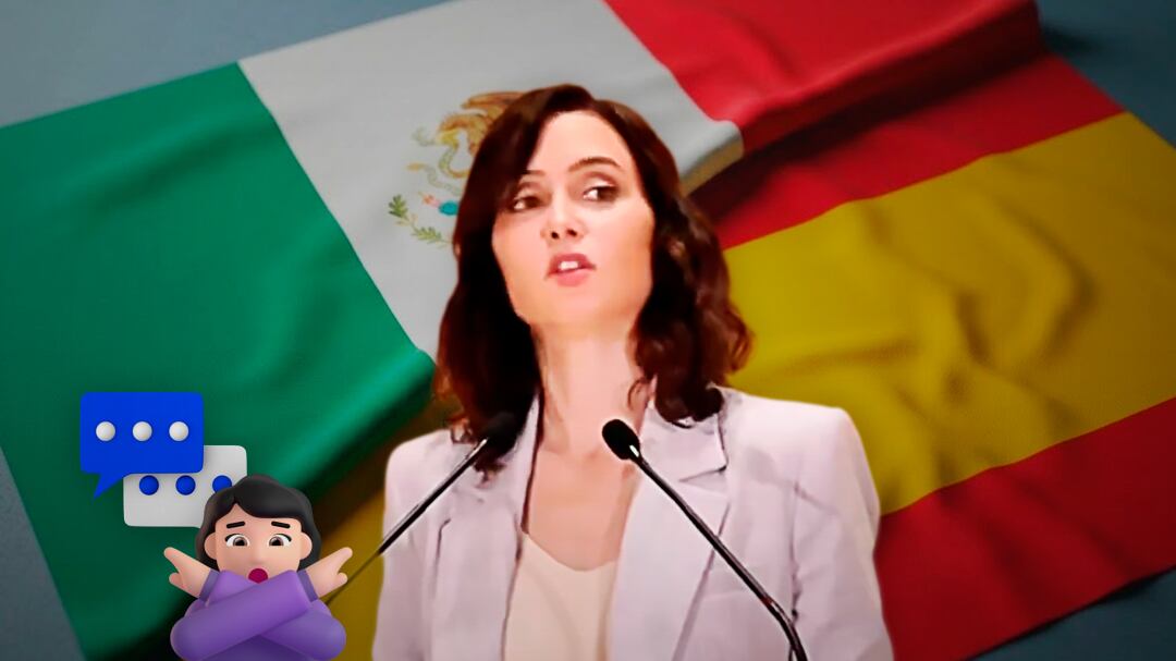 Ayuso descarta que España pida disculpas a México: “Dejen de retorcer el pasado”