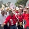 Alito Moreno se suma a marcha del PRI tras confrontación con Noroña