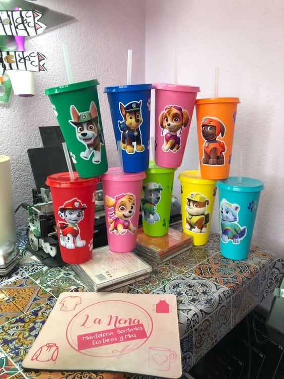 Dulceros de Rocky de Paw Patrol para el Día del Niño