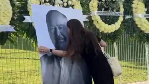 Así fue la despedida de la hija de Mauricio Fernández tras su muerte