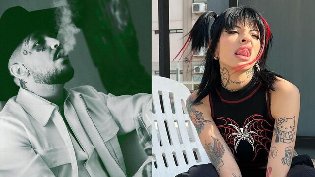 Christian Nodal y Cazzu.