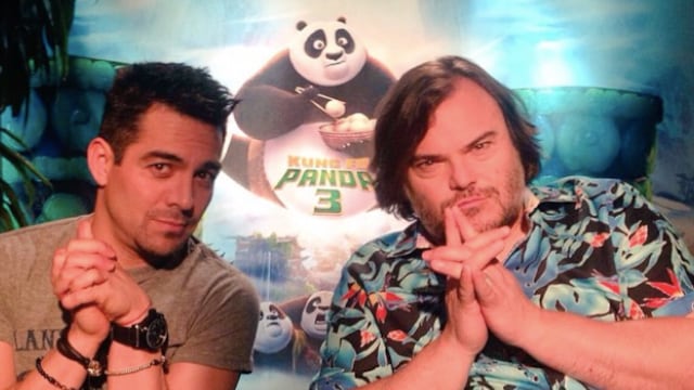 Omar Chaparro y Jack Black dan voz a Po en Kung Fu Panda 4