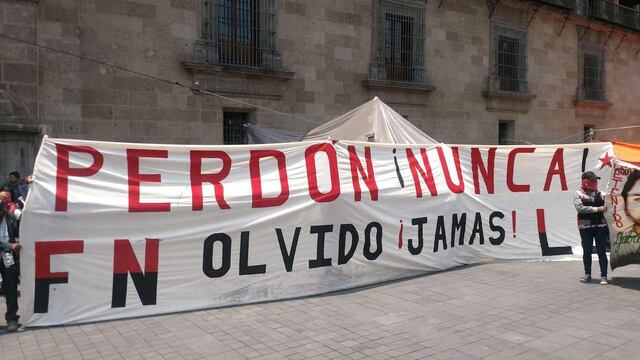 Manifestación por las personas detenidas desaparecidas de México.