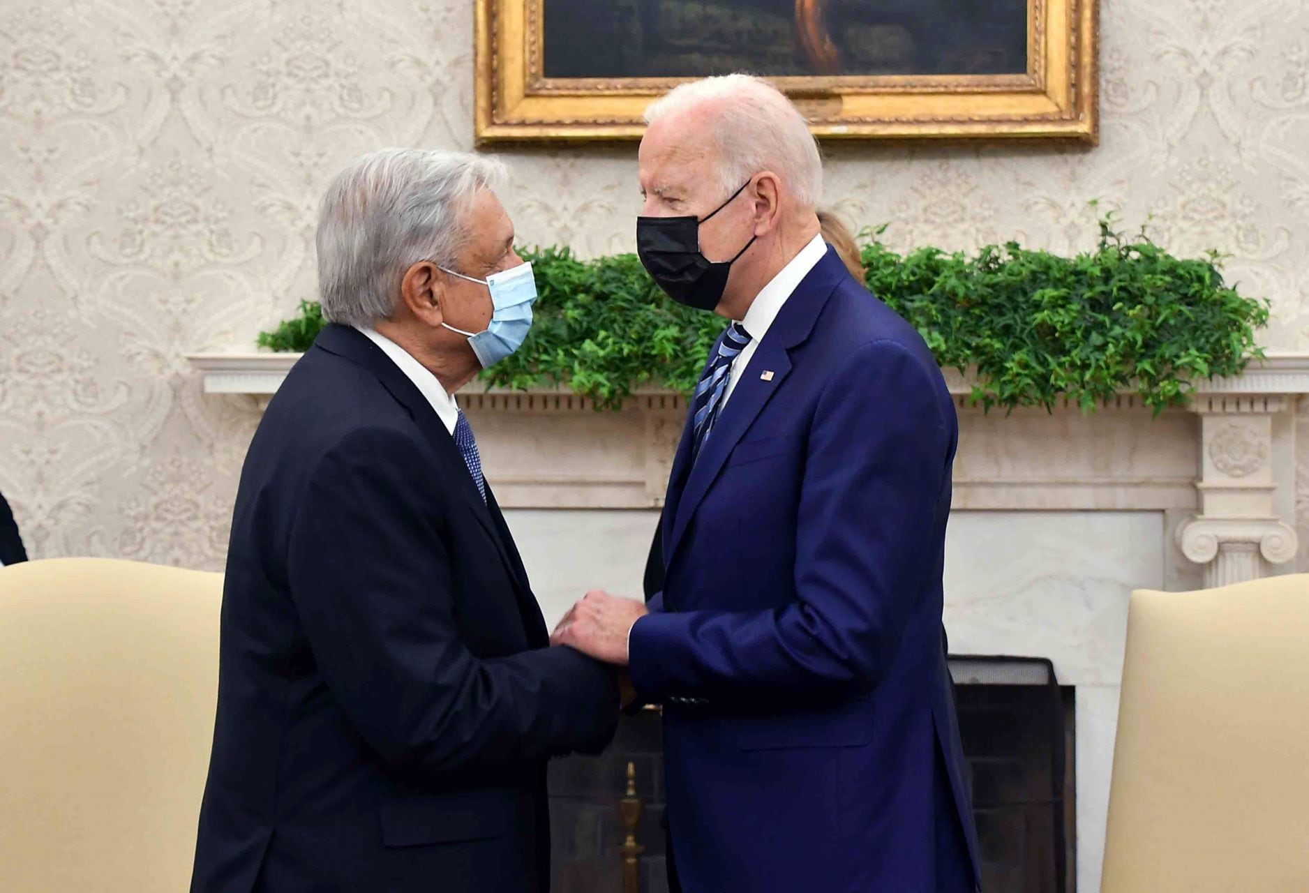 Andrés Manuel López Obrador, Presidente de México, y Joe Biden, Presidente de Estados Unidos, se reunieron en la Casa Blanca.