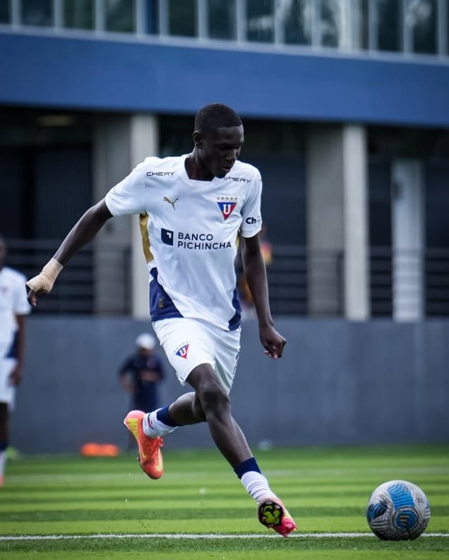 Josué Caicedo, futbolista de Ecuador