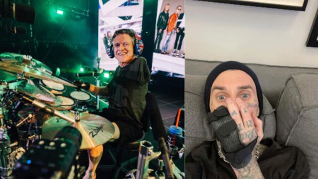 Rick Allen y Travis Barker
