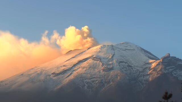 Volcán Popocatépetl el 22 de abril