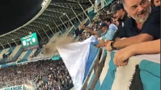 Cenizas de aficionado de Racing